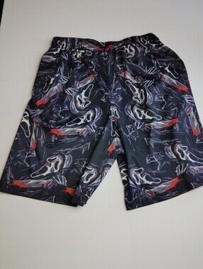Boy's Scream Basketball Shorts Woven Mesh Fabric ~ Youth Size M (28-30)